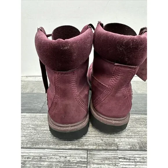 Timberland Women's Ankle Boots in Deep Red - Picture 12 of 16